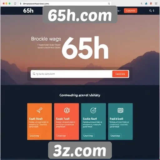 65h.com : Interface e usabilidade do site 65h.com